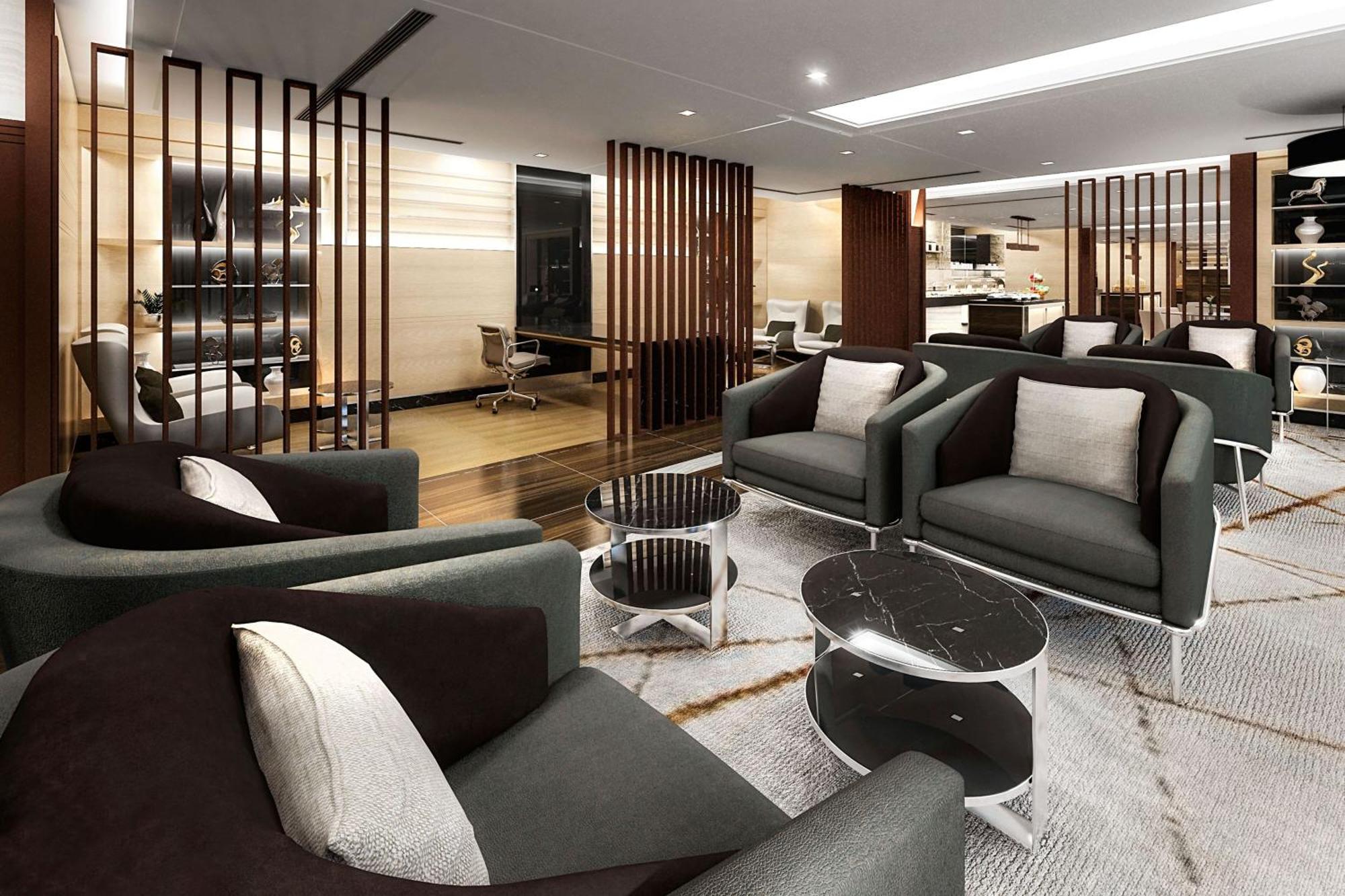 Marriott Resort Palm Jumeirah, Dubai Exterior foto The lounge at KLIA